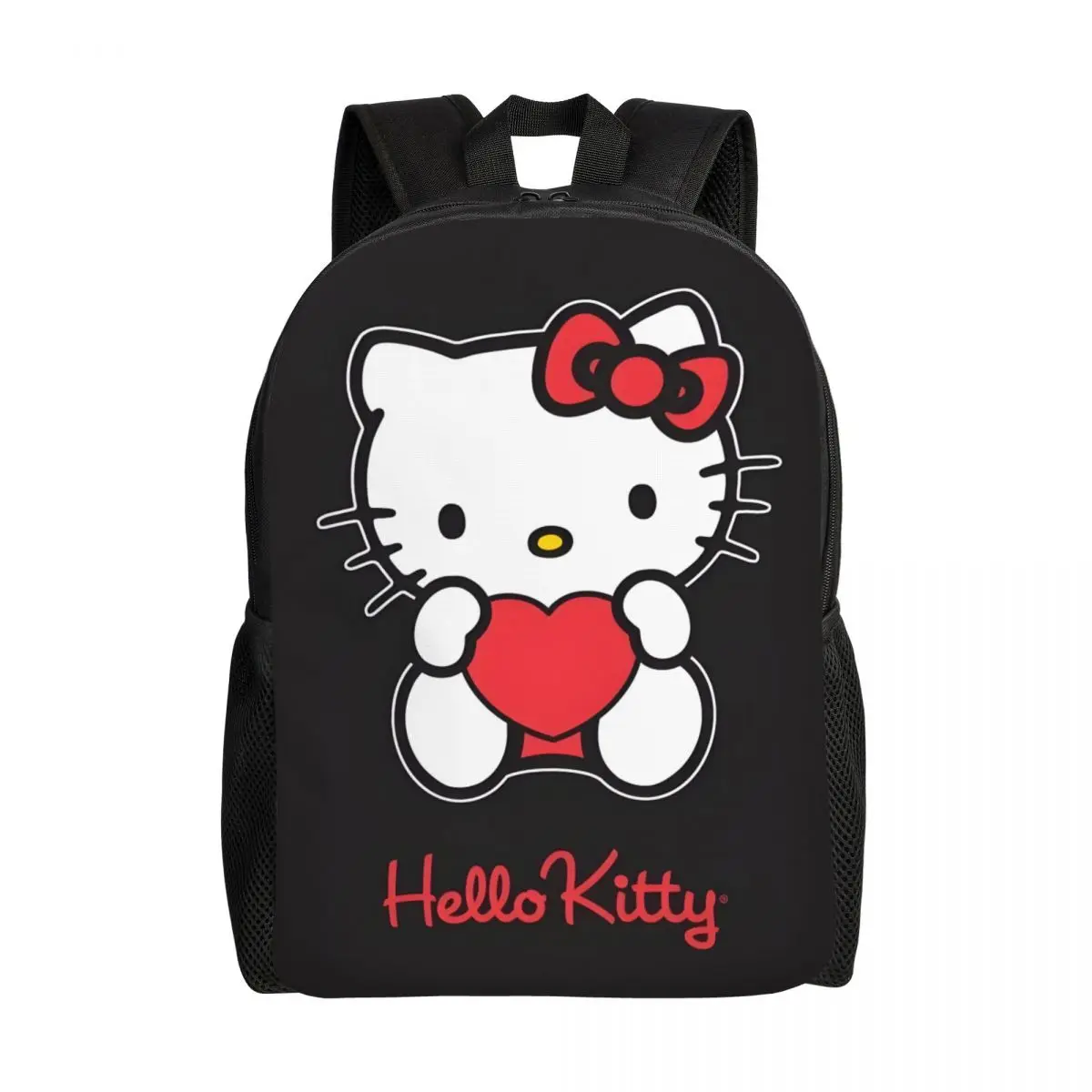 

Custom Hello Kitty Backpacks for Women Men Water Resistant College School Bag Print Bookbags