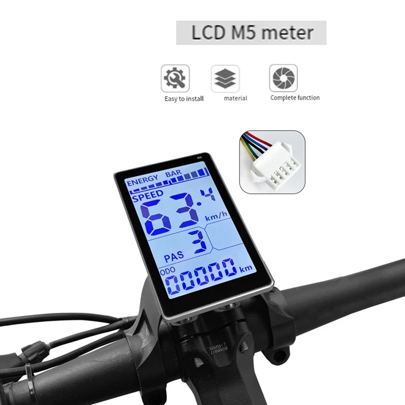 Pojazd górski elektryczny rower Power akcesoria do modyfikacji LED M5 Panel wyświetlacza 40A sinusoidal Wave kontroler bezszczotkowy