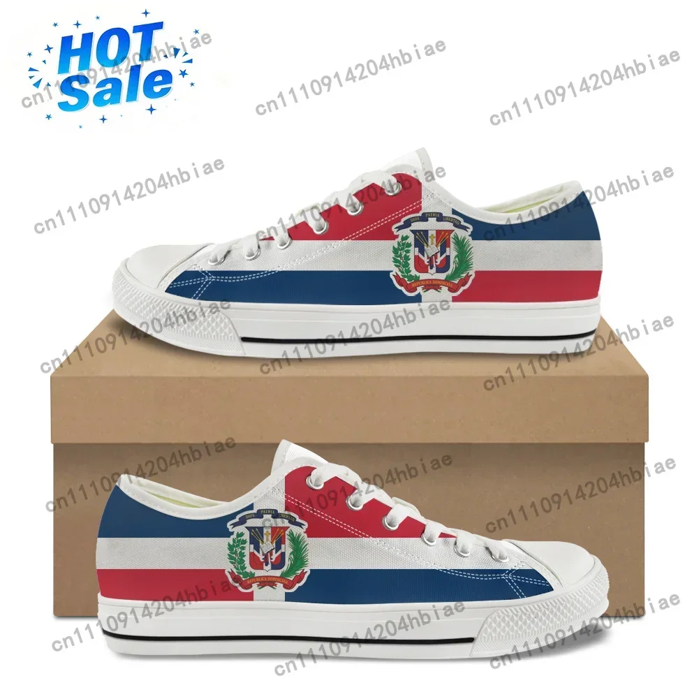 Dominican Republic Flag Low Top High Quality Sneakers Mens Womens Teenager Canvas Sneaker Brazil Prode Casual Couple Shoes