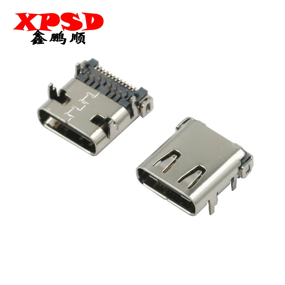 Typ C USB 3.1 2 6 14 16 24 złącze pinowe gniazdo SMT żeńskie gniazdo DIP SMD do wysoki prąd ładowania PCB Port przesyłu danych