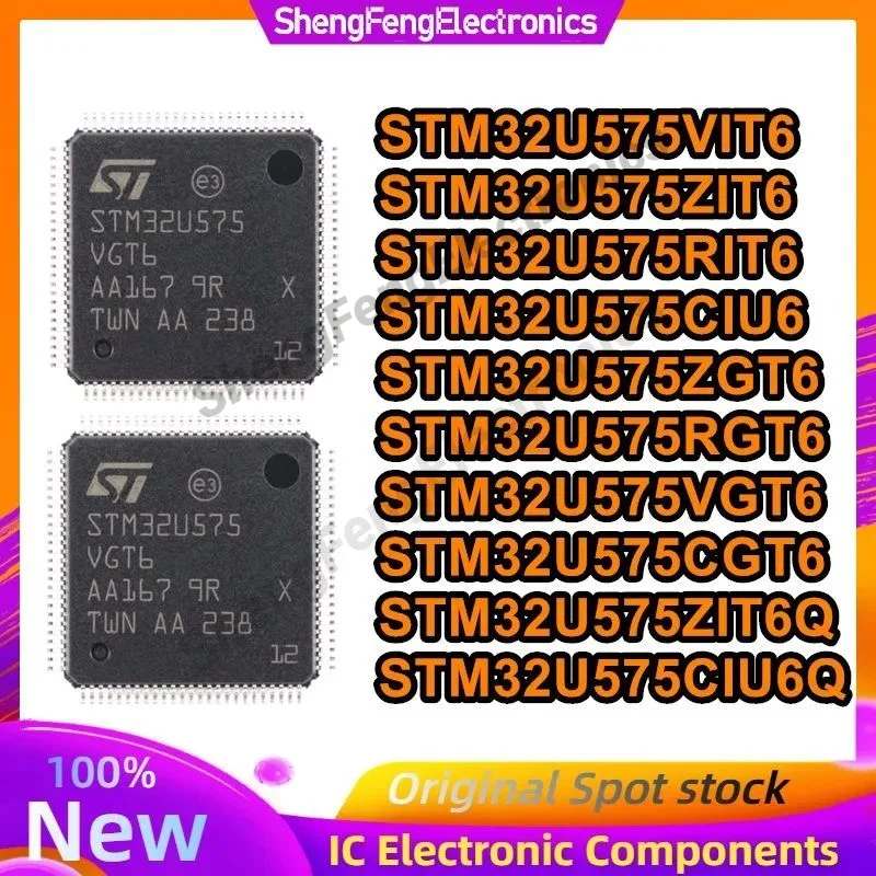 

STM32U575VIT6 STM32U575ZIT6 STM32U575RIT6 STM32U575CIU6 STM32U575ZGT6 RGT6 STM32U575VGT6 CGT6 STM32U575ZIT6Q STM32U575CIU6Q