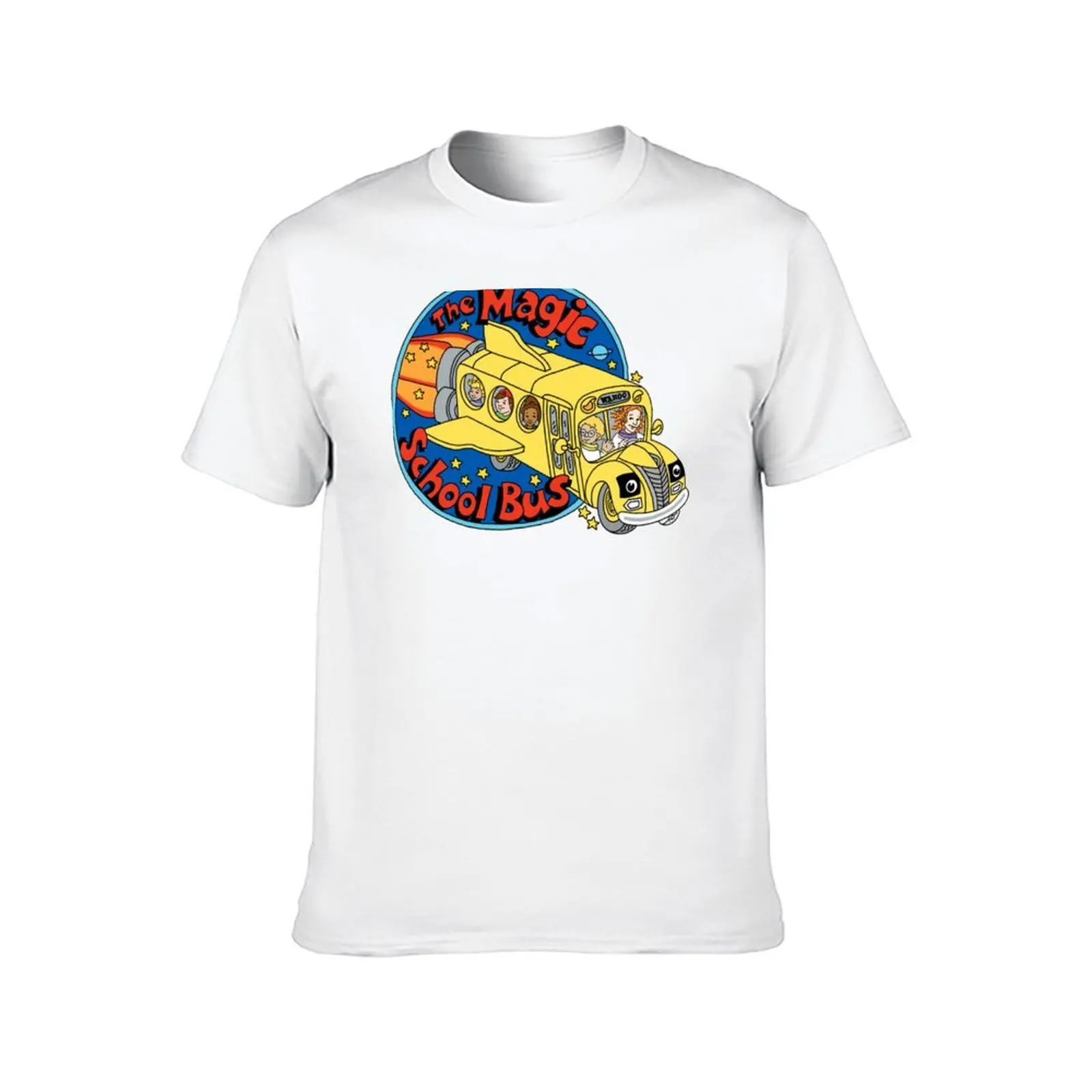 Magic School Bus sticker T-Shirt g man t shirts for men t shirts for man cotton T-Shirt