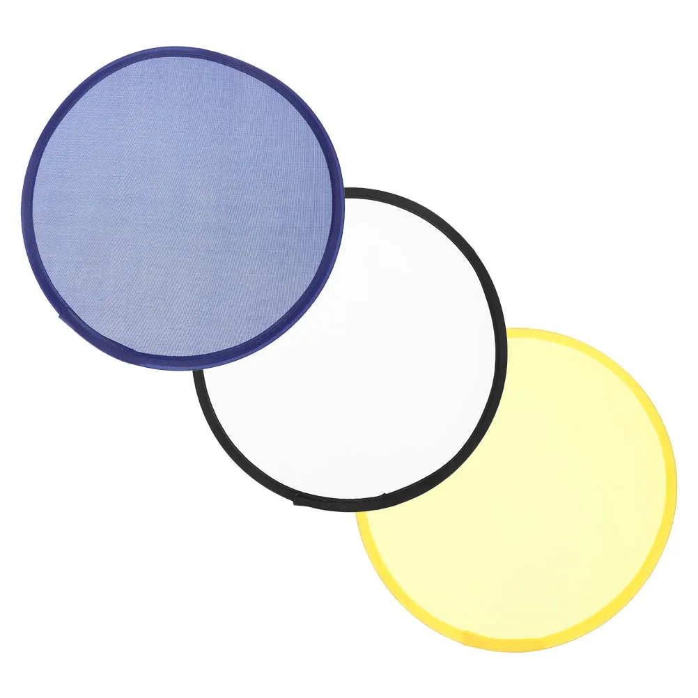 

3pcs Portable Foldable Hand Fan Lightweight Round Folding Fan for Travel Home Wedding Summer Simple Retro Circular Fans