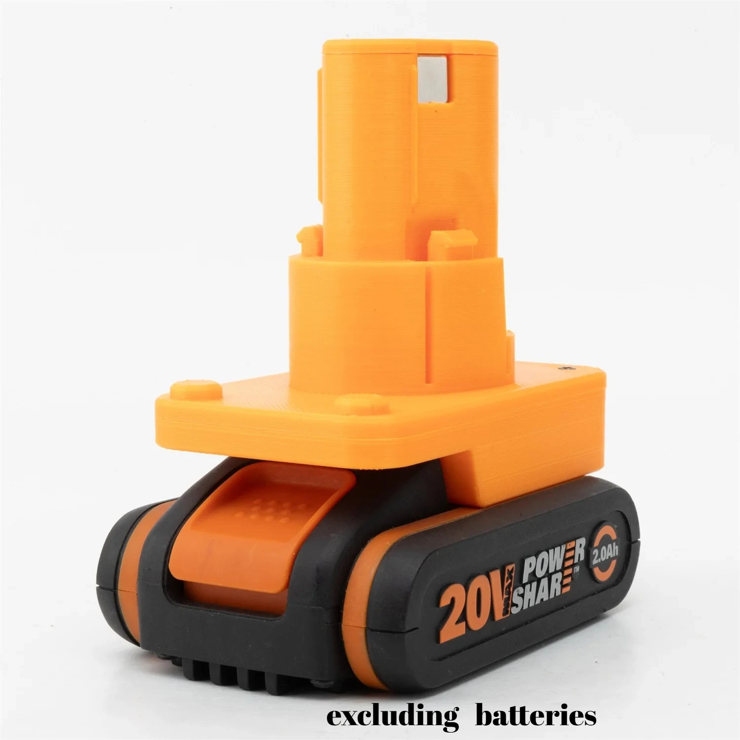 

Адаптер-конвертер для аккумулятора Worx 4pin 20V WA3551.1 для электроинструмента Parkside X12v. ﻿ без инструментов и батарей)