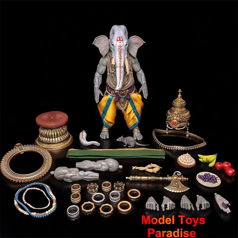 

Коллекционные игрушки Four Horsemen Studio 1/12, аниме Obscura Ganesha God of Wisdom, подвижный солдат, 6 дюймов, экшн-фигурка, модель, подарки