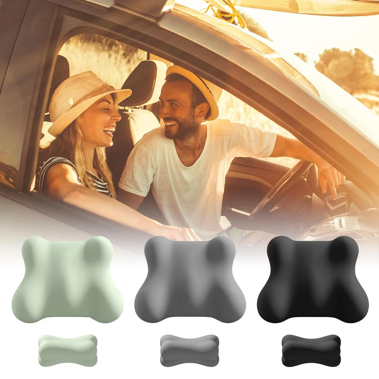 

Автомобильный подголовник и поясничная поддержка для вождения, эргономичные аксессуары, эргономичный подголовник автомобильного сиденья, поясничная подушка для водителя, офисный стол