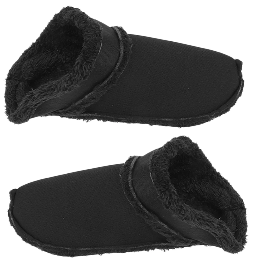 

Winter Warm Shoe Covers Plush Inserts for Hole Shoes Fuzzy Slippers Men Insole