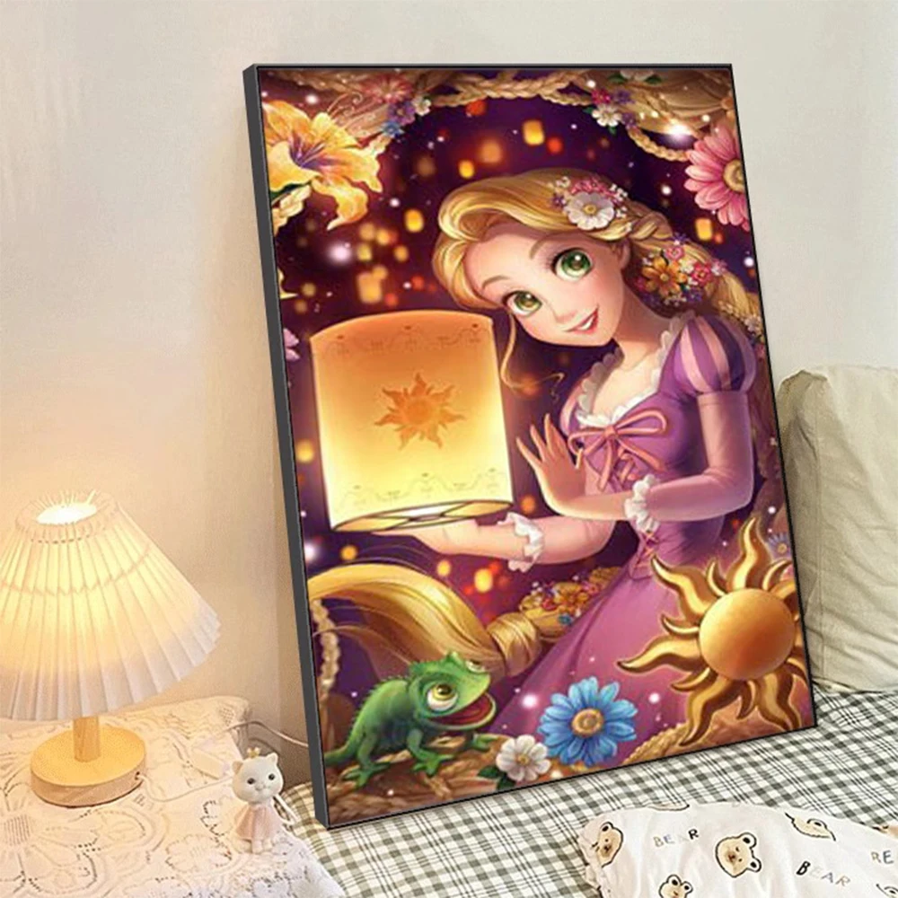 Disney Diamond Painting Cross Stitch Kits Cartoon Fantasy Princess 5D DIY Mosaic Embroidery Christmas Home Decorations Gift