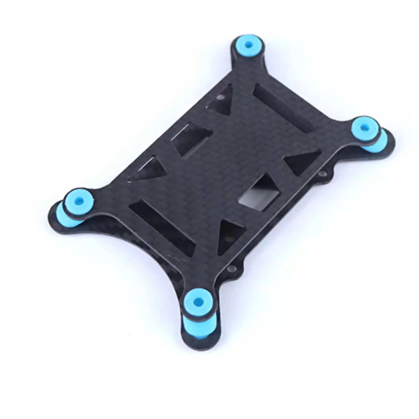 APM PIX Flight Controller Universal Shock Absorber Plate 4K Carbon Fiber for 4-Axis/6-Axis/Multi-Axis Frame