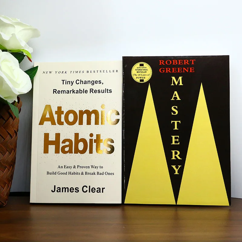 

《Atomic Habits》+《Mastery》Double-volume Growth Classic Set Must-have for Self-improvers Professionals and Entrepreneurs Be gifts