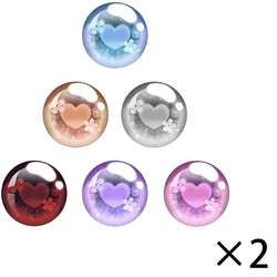 Sakura Love Eyes 10MM-40MM Doll Glass Eye Round Dragon Cat Eyes Pupil Glass DIY Accessories Chips Suitable For Blyth The Doll