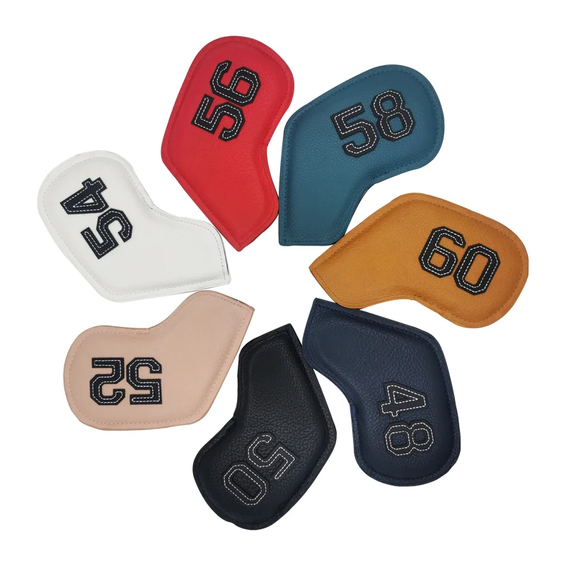 Golf Iron Cover Cue Cap Cover Golf Club Protective Cover Oil Edge Process Golf Club Accessories Golf sand head