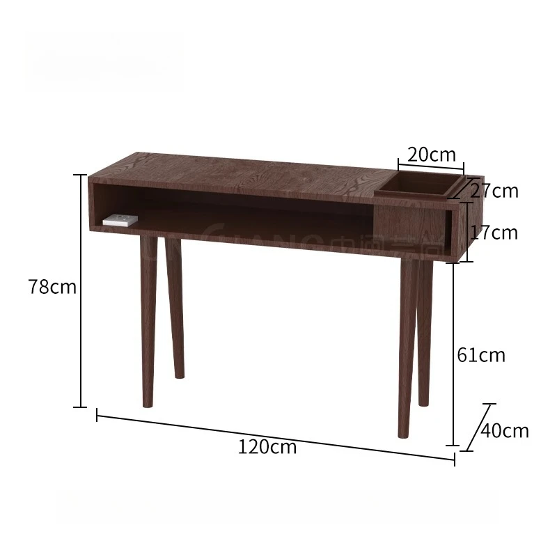 Chinesischer Massivholz-Nagelschreibtisch-Design, ästhetischer, hochwertiger Kunst-Organizer, leicht zu reinigender Maniküre-Tisch, Make-up-Nagel-Tisch-Möbel
