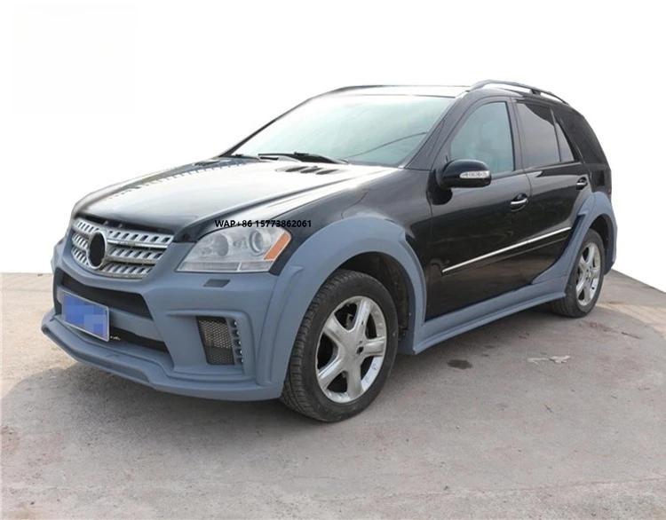 CDY New ML CLASS W164 WD Style Converted Bumper Kit with Clips for ML-Class W164 Clip-On Unpainted 1 Year Warranty