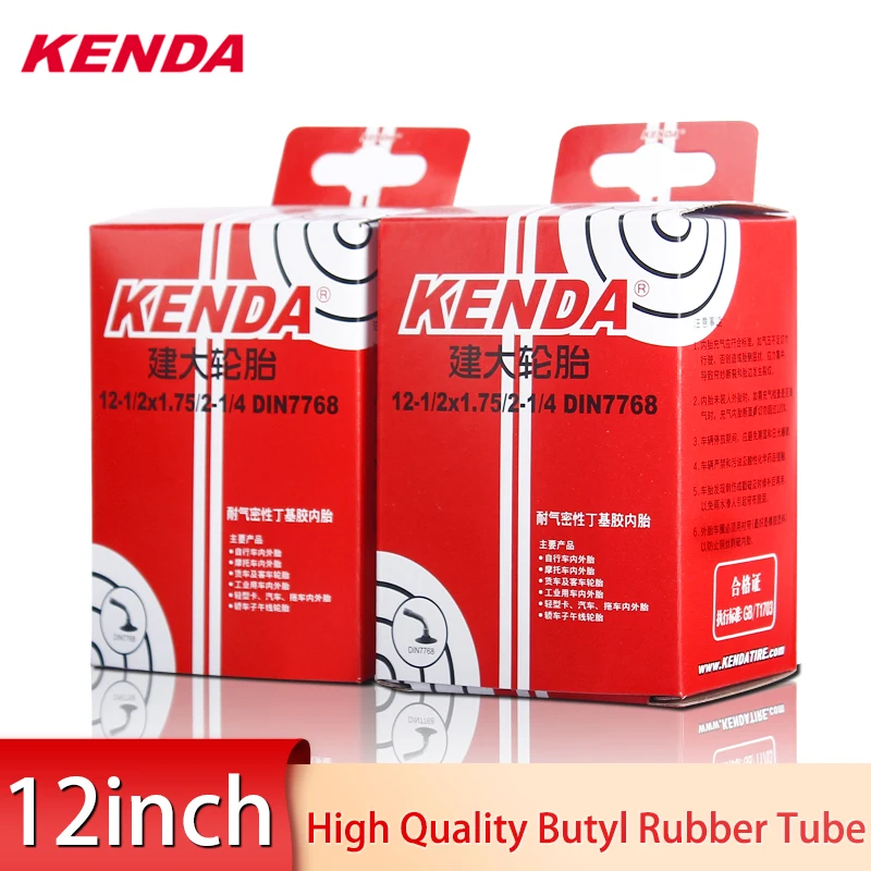 

Kenda Bicycle Inner Tube 12inch 12*1/2*1.75*2-1/4 AV For BMX foldable Bike Tire Rubber Tube Tire Bicycle Parts