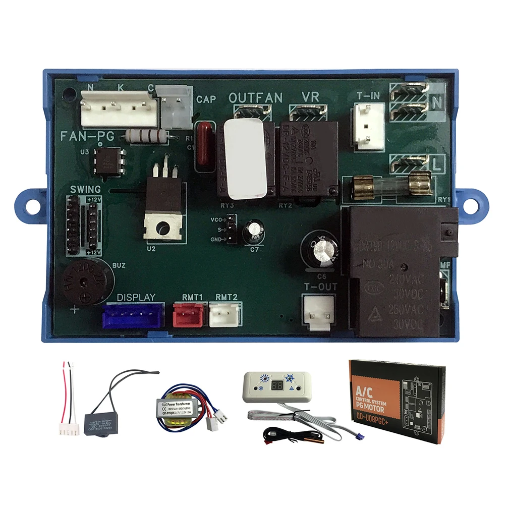 Air Conditioner Control System Board Set with Accessories Suitable for QD U08PGC Plus and Similar AC Models Replacement