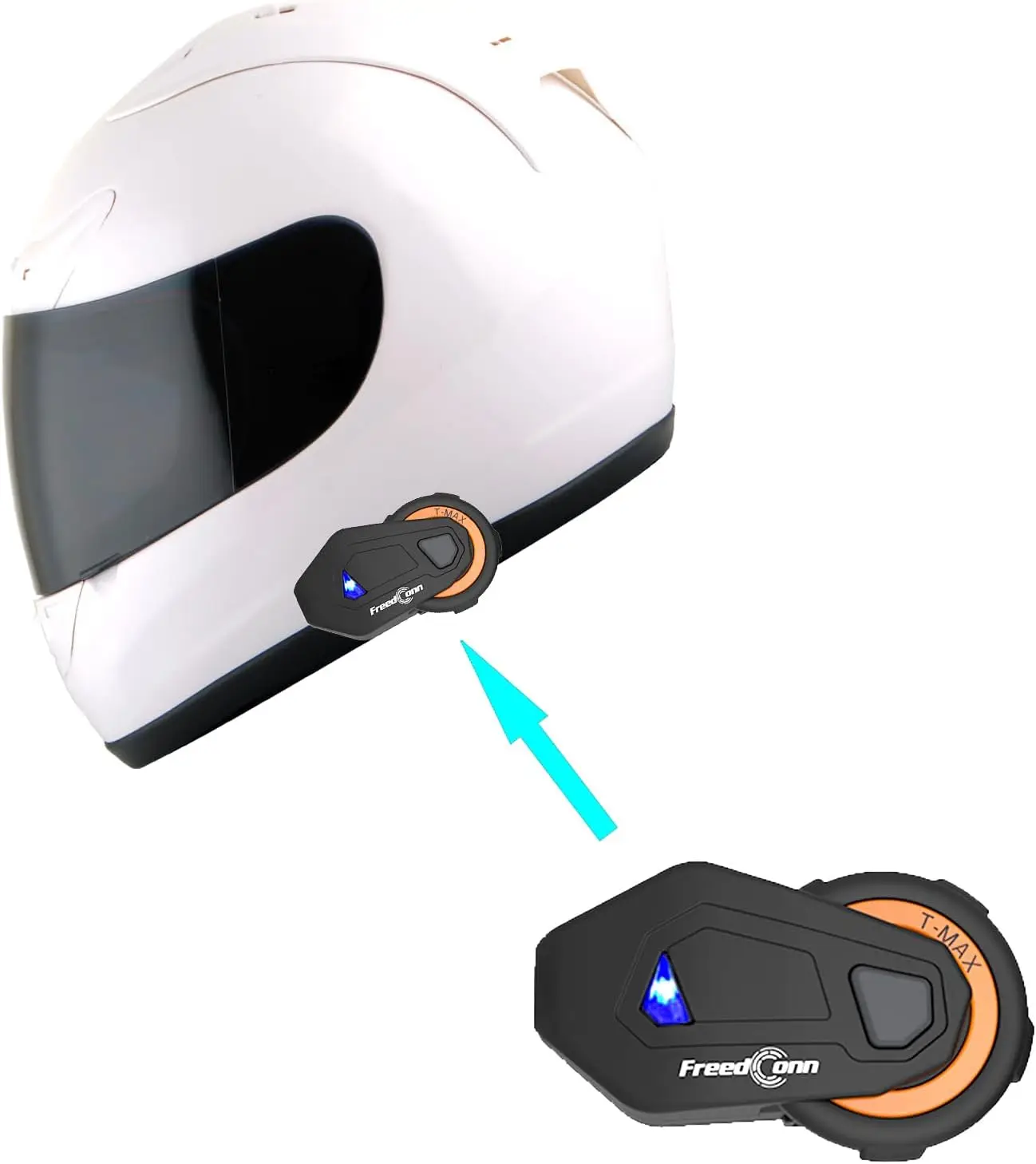 

(X-Large)Z Bluetooth New Motorcycle Bike Full Face Helmet JH901 Matt Black + One Extra Clear Shield: JH901
