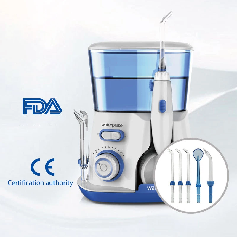 

Electric Oral Irrigator Dental Water Jet Flosser Teeth Clean 5pcs Tips Oral Hygiene Dental Flosser Oral Care 800ml Water pick