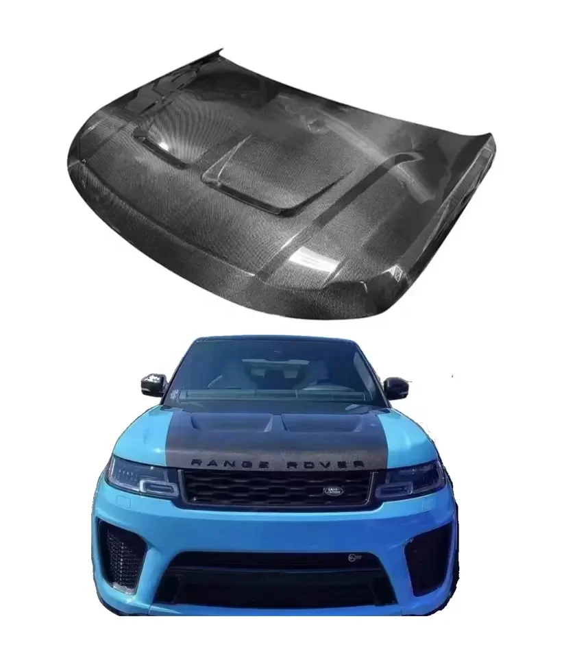 Carbon Fiber Front Hood for Land Rover Range Rover SVR style hood 2014-2020