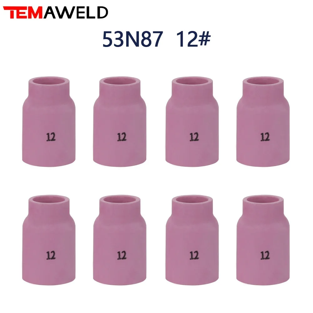 10Pcs Per Box 48mm 53N87 12# Alumina Nozzles For TIG WP9 20 WP17 18 26 Welding Torch Ceramic Accessories