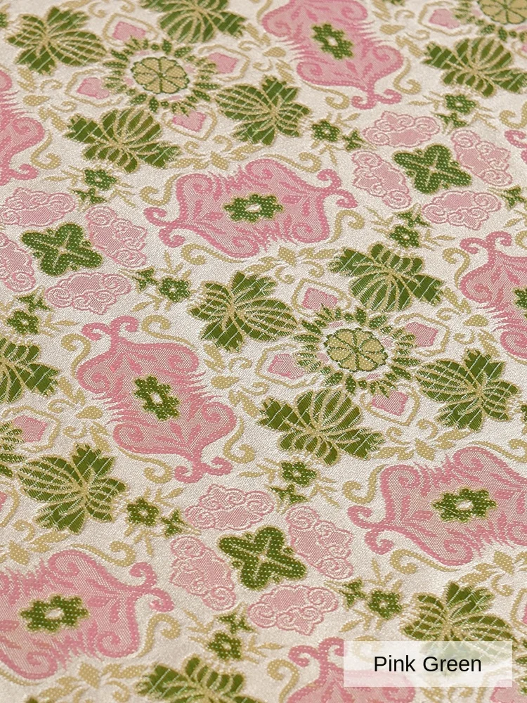 Woven Brocade Jacquard Fabric Cheongsam Tang Suit Song Brocade Smooth Clothing Diy Cloth Sewing Material Fabric for Clothes