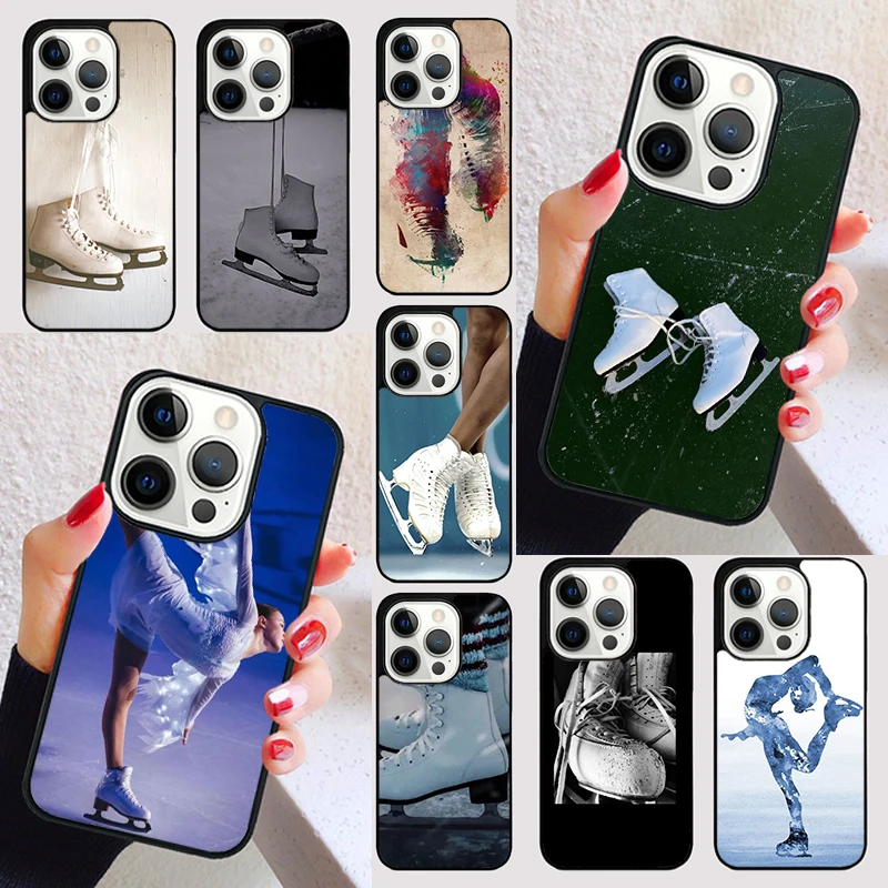 Figure Skating Dance cover For iPhone 15 16 13 12 11 14 Pro Max Mini Max SE 2020 7 8 6S Plus Phone Case