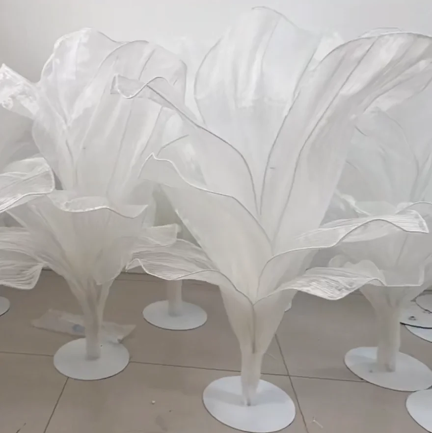 S178 Handmade Silk Installation Organza Flower Wedding Decoration Backdrops Event Party Decoration for Table Decoration