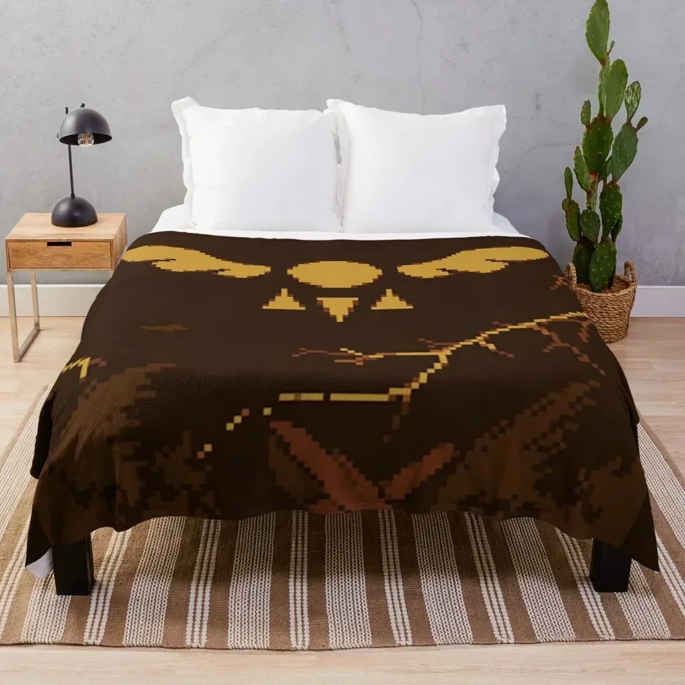 

Deltarune logo Throw Blanket Hairys Cute Retros Sofa Quilt Blankets