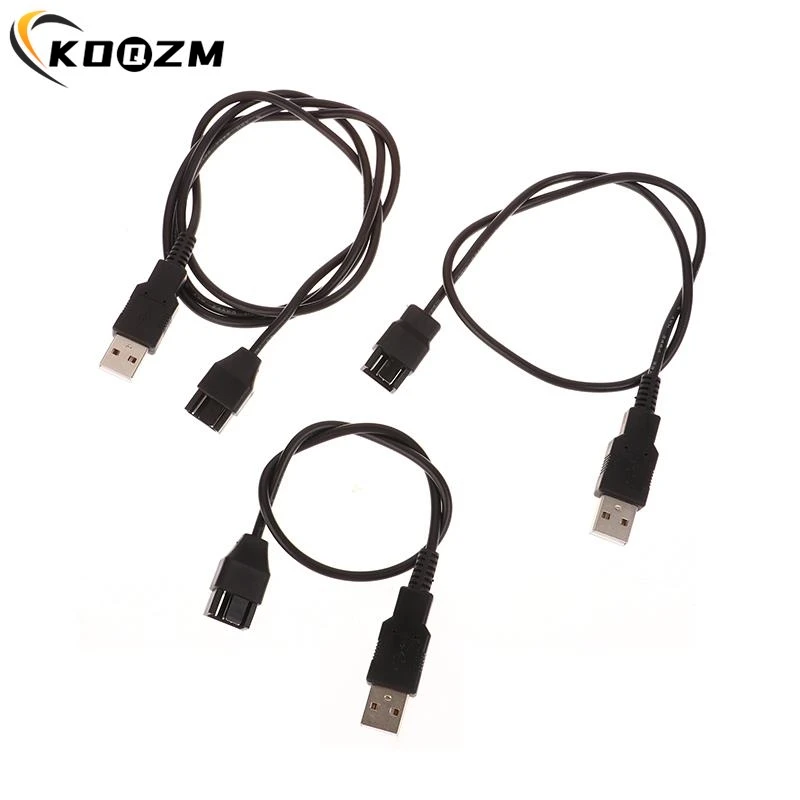 3/4 Pin Fan To USB Adapter Cables Computer Pc Fan Power Cable Connector Adapter