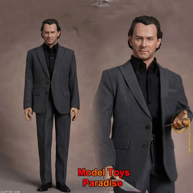 Original FISH BONETOYS FB-Z015 1/6 Collection Toys Semiotics Expert Tom Hanks Soldier 12'' Movable Action Figure Model Fans Gift