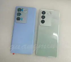 NEW For vivo V27/V27 Pro Glass Battery Cover Rear Door Panel Housing Case Replacement Parts