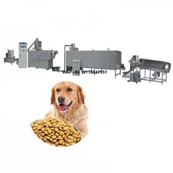 

High Capacity Automatic Pet Dog Food Extruder Making Machine Dog Biscuit Food Production Line