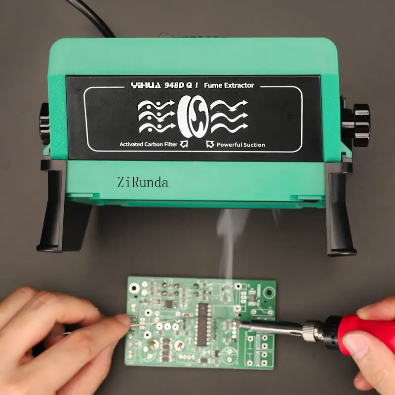 Lötgeräucherinstrument Elektrischer Lötkolben Rauchmaschine Rauchreiniger Schweißen Rauchen