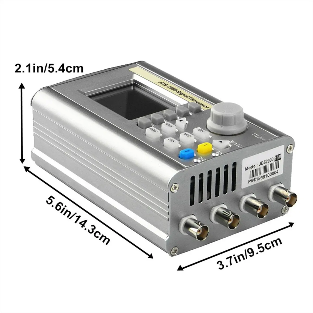 Friendly!JDS2900 Dual Channel DDS Function/Arbitrary Waveform Signal Generator/Frequency Meter Generator 50MHz US Plug