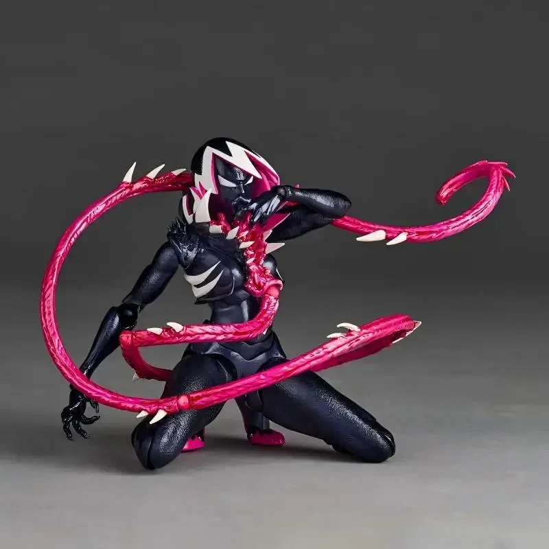 Nouveau KO Symbiote Gwenom figurine Kaiyodo Revoltech incroyable Yamaguchi Gwenom vénomisé Gwen Stacy Anime modèle cadeau jouets