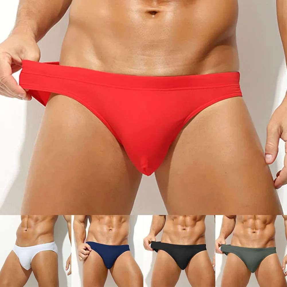 

Men Swimwear Riefs Underwear Sexy Breathable Sexy Lingerie Swim Suit Underpants Seamless Surfing Shorts Classic Men's Panties