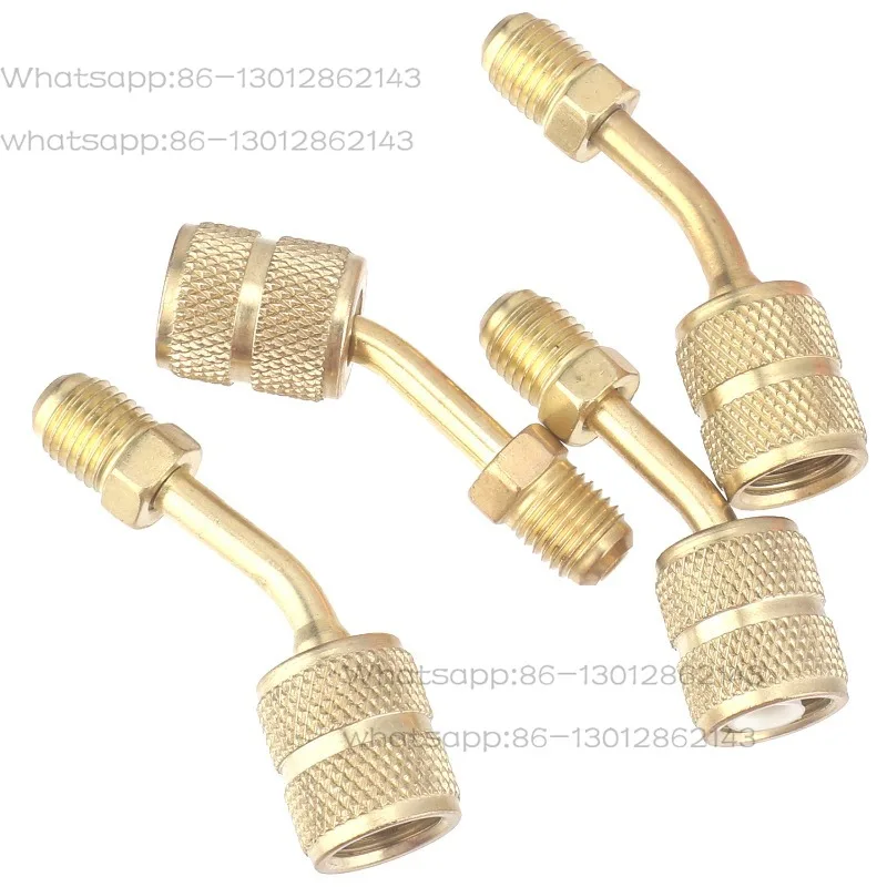 Cross-border automobile R410 ball valve 1/4 to 5/16 fluoride joint kit RV fluoride refrigerant liquid safety valve