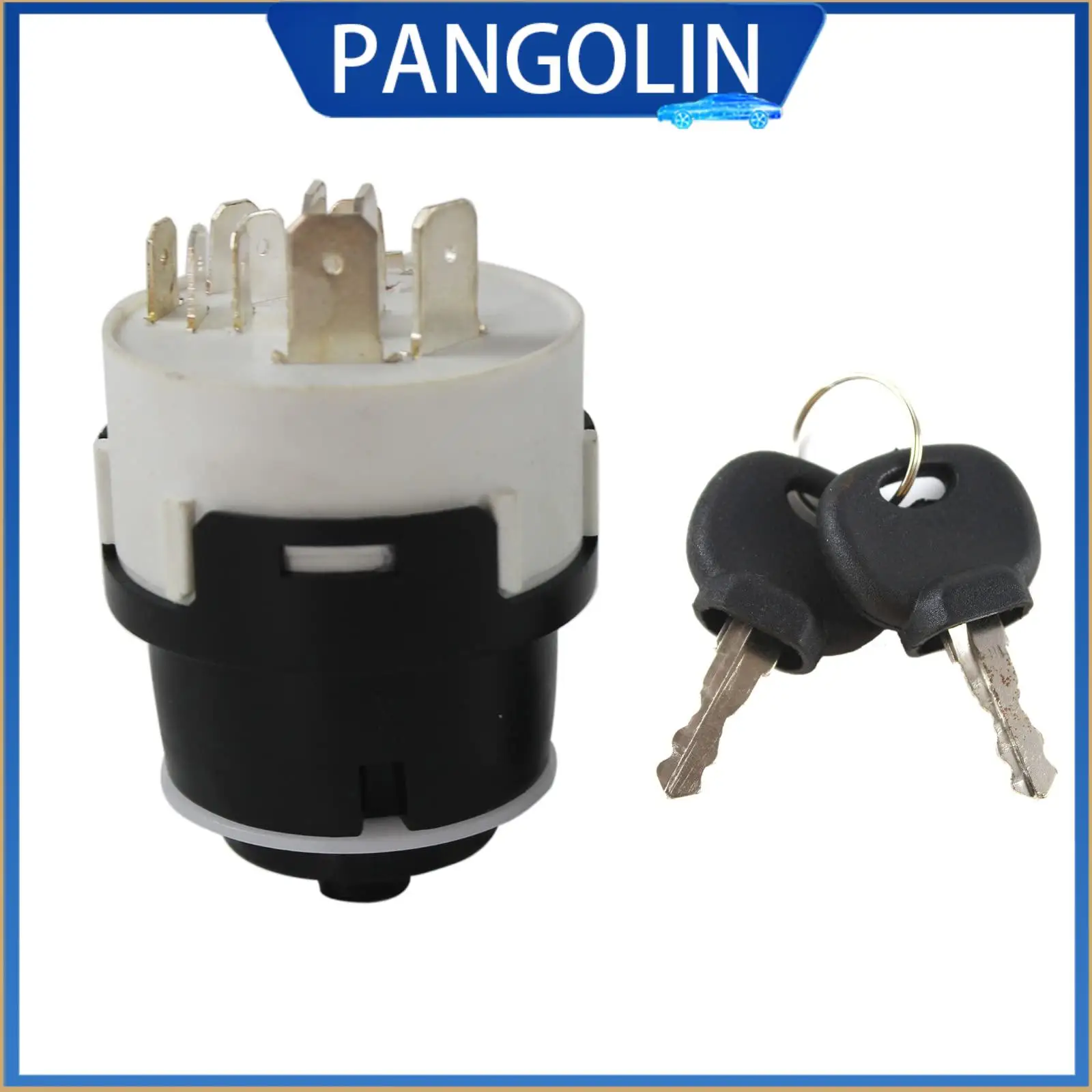 

PANGOLIN Ignition Switch W 2 Keys 70180184 70145500 701Y1372 For JCB Backhoe Loader JCB200 JCB220 ELT200039 330262
