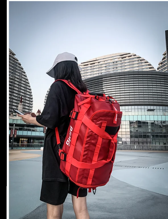 Fitness Bag Custom Logo Waterproof Travel Trekking Shoulder Bags Independent Shoe Position Sports Training Backpack Swimming bag