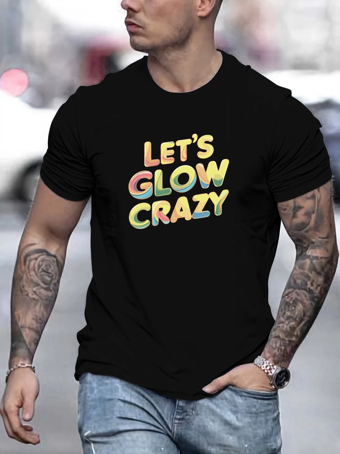 

T Shirt for Man 100% Cotton Summer Round Neck Short Sleeve Graphic Print Breathable Streetwear Fashion Leisure Cool T-shirt