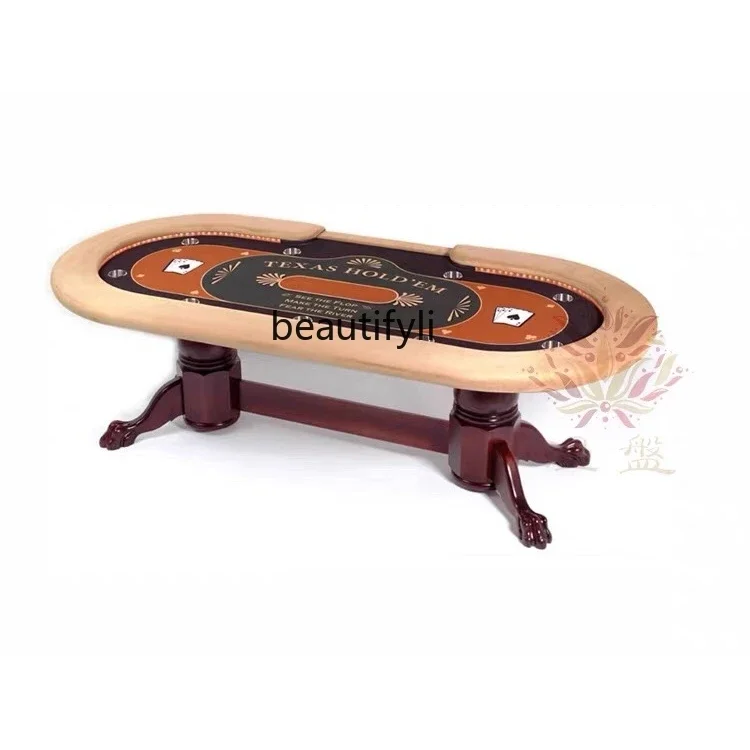 Texas Poker Table Can Be Equipped with a Table Board Chess  De Pu Table Color Size Can Be Customized