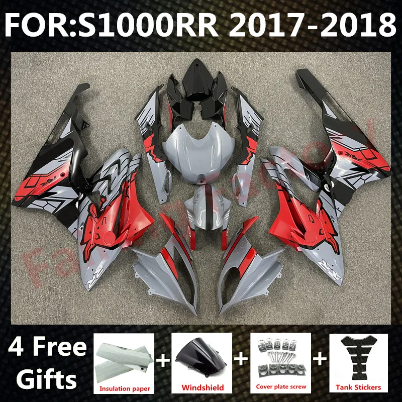 Motorcycle Fairing Kit ABS Plastic Bodywork Injection mold Bodykit For S1000RR S1000 RR 2017 2018 Fairings kits