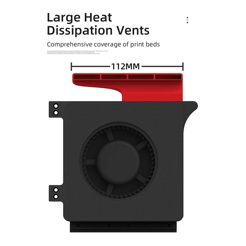 24V Auxiliary Cooling Fan Low Vibration Blower 2800 RPM Side Blow Unit For VORON V0 Series