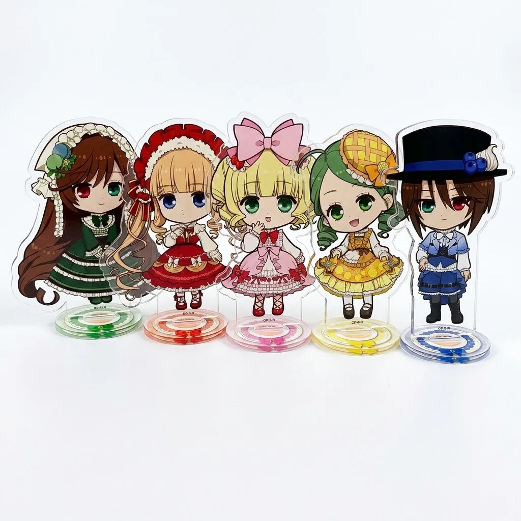 10cm Anime Rozen Maiden Acrylic Keychain Characters Ornament Accessories Collection Gifts