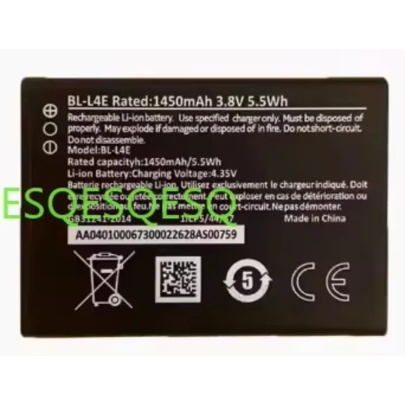 

WYORESY 3.8V 1450mAh BL-L4E Battery for Nokia 8210 4G/ 2660/2760/2780 TA-1480 Flip Phone