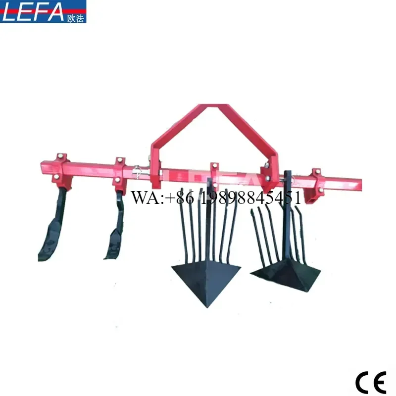WMWMNU 3 Point Linkage Potato Ridger Plow for 15 30HP Tractor Cultivator Garlic Ridging