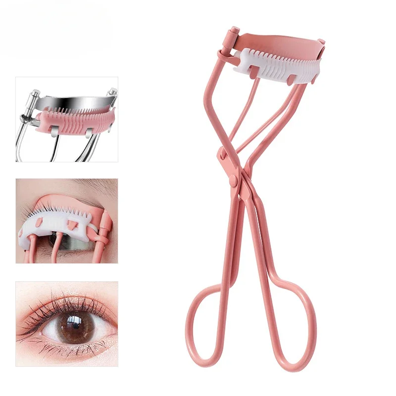 New Eyelash Curler with Comb Novice Beginner's Curl Curl Lasting Fixed Portable False Eyelash Curler Beauty Makeup Supplies