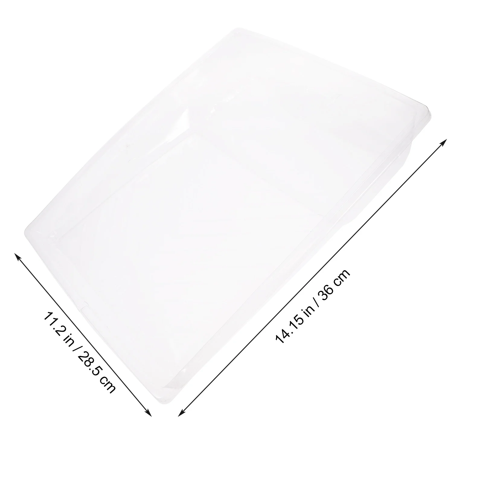

4pcs Paint Tray Liners Reusable PVC Clear Plastic DIY Painting Accessories Transparent Paint Pan Tray Liner Large Size for Home