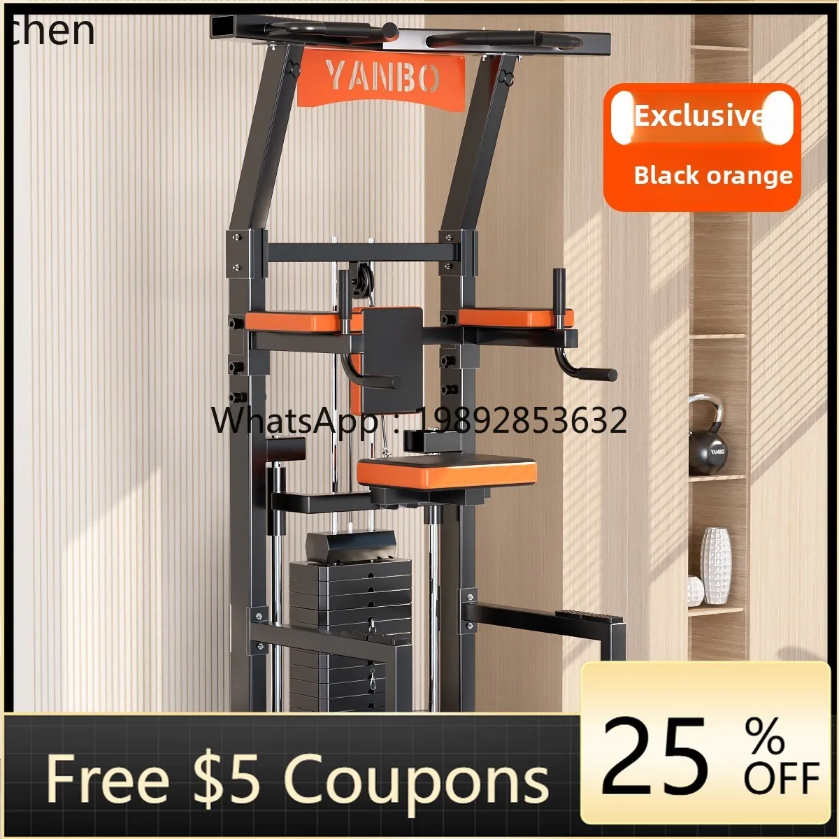 ABB  pull-up equipment Home fitness equipment Multifunctional indoor home horizontal bar training machine