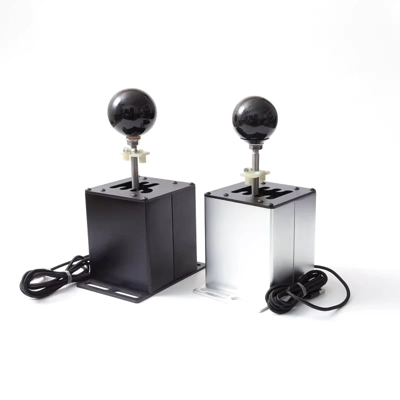 Black White 6+R 7+R Manual USB Shifter Sim Racing Shifter for Logitech G27 G29